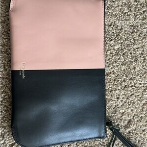 Kate Spade Two-Tone Pink and Black Clutch